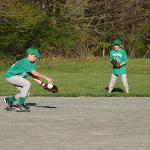 05 Rebecca makes a catch and thows to first for an out