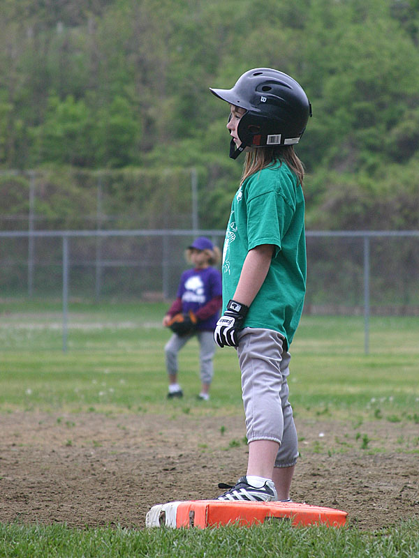 10 Nichole on first base