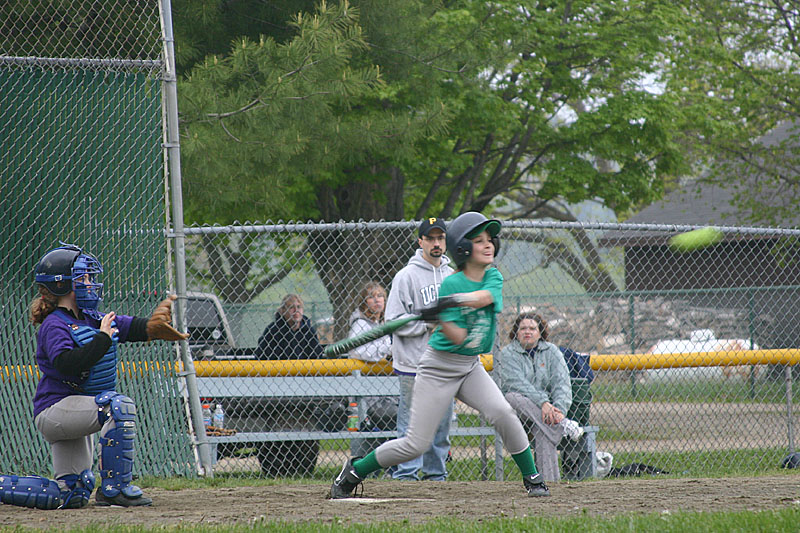 12 Rebecca at bat