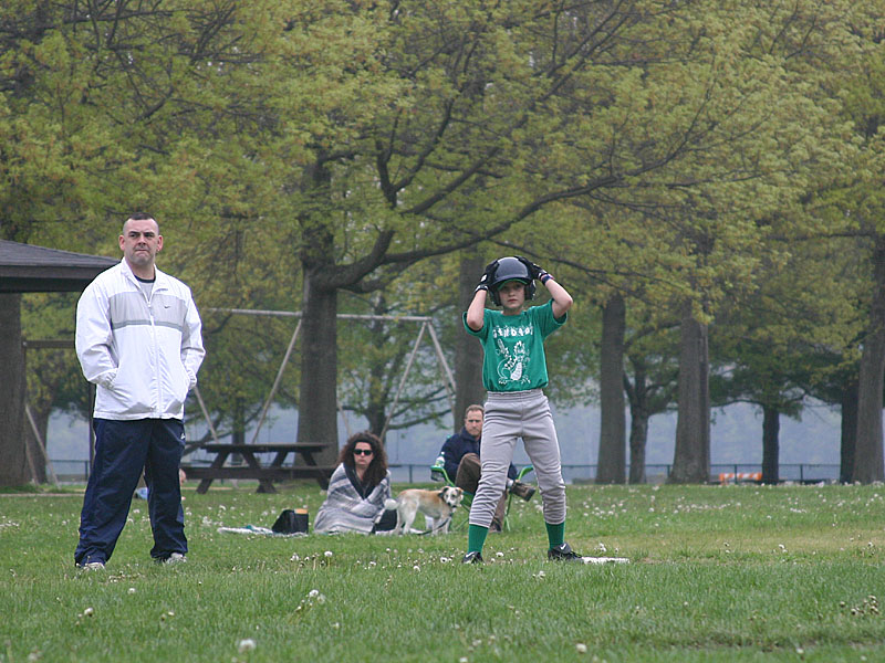 16 Rebecca on third base