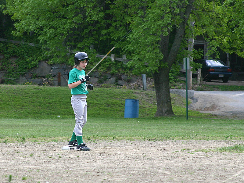 04 Rebecca on second base