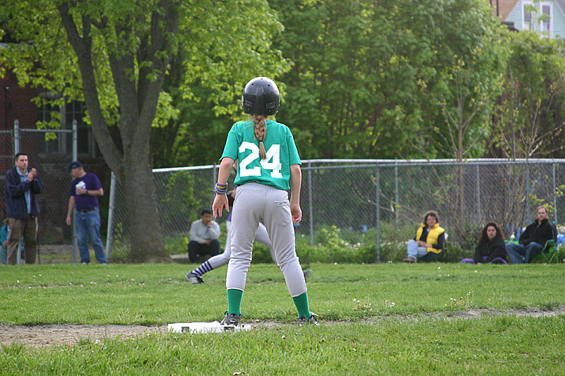 14 Rebecca on third base