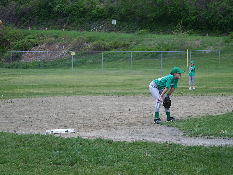 21 Rebecca playing third