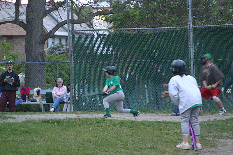 24 Rebecca at bat