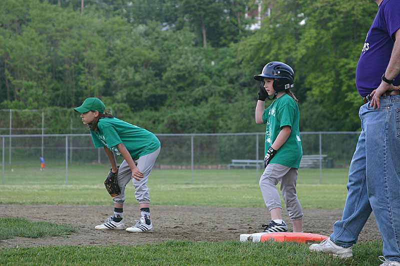 04 Nichole on first base