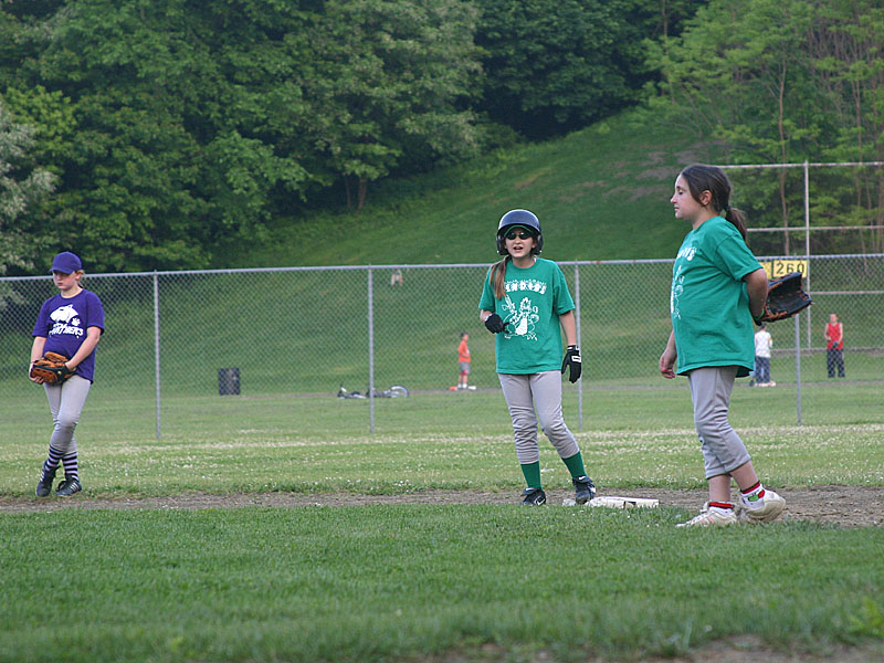 05 Rebecca on second base