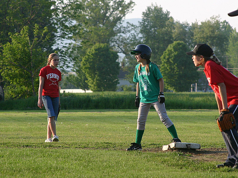 04 Rebecca on second base