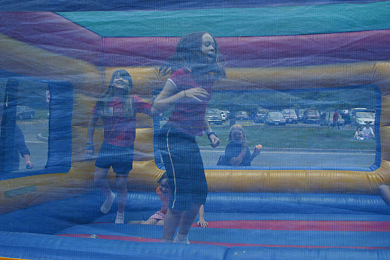 01 Rebecca and Jaclyn in the bounce house