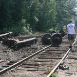 01 wheels and train debris