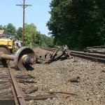 07 wheels and train debris