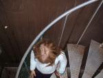 08_anneliese_going_down_the_sprial_stairs